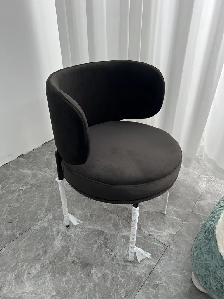 22205 in charcoal velvet